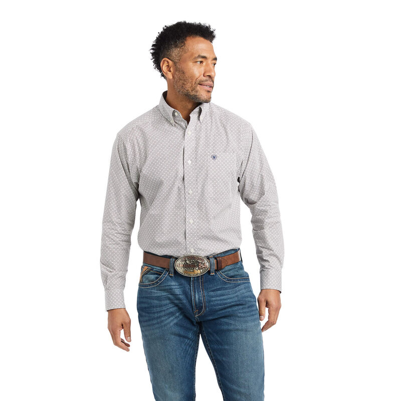 Ariat Hemden Herren - Gilean Classic Fit Weiß ( IOWNQ-5182 )